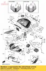 yamaha BN62411000P1 zbiornik paliwa komp. mdnm6 - Dół