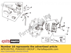 Aprilia AP9100792, Pin, OEM: Aprilia AP9100792