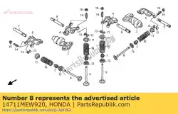 Tutaj możesz zamówić zawór, w. Od Honda , z numerem części 14711MEW920: