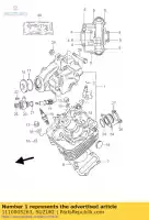 1110005263, Suzuki, cabeça, cilindro suzuki gz marauder  tu xtu u xt gn e gn125e gz125 tu125xt volty 125 , Novo