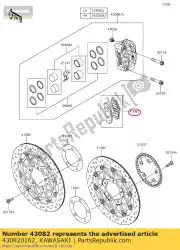 Ici, vous pouvez commander le pad-assy-brake auprès de Kawasaki , avec le numéro de pièce 430820162: