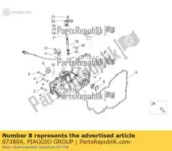 Aqui você pode pedir o anel de pressão em Piaggio Group , com o número da peça 873804: