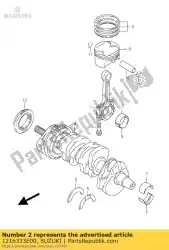 Here you can order the bolt,connrod from Suzuki, with part number 1216333E00: