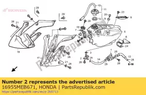 honda 16955MEB671 ??cznik, paliwo - Dół