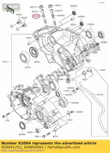 kawasaki 920041252 pino, 8x28,5 kx125-k5 - Lado inferior