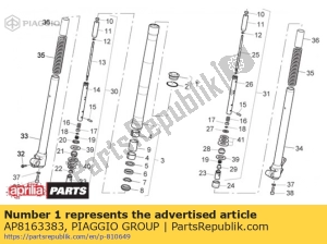 aprilia AP8163383 plug cpl. d40 - Bottom side