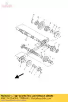 4NK17411A000, Yamaha, Hoofdas yamaha xvz 1300 2000, Nieuw