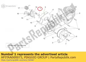 Piaggio Group AP3TAA000073 bucha do eixo de arranque - Lado inferior