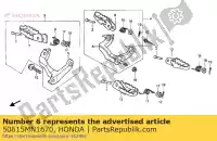 50615MN1670, Honda, Arm, r. step honda xr  r xr600r 600 , New