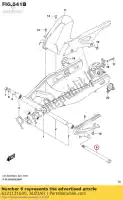 6121131E00, Suzuki, schacht, rr swgarm suzuki gsf bandit su a s gsx  fua u gsr sfv gladius sa sua rf r ua fa fu zaue f za sz aue ue z r2 rf900r gsf600n gsf1200ns gsf600s gsf1200nssa gsf600ns gsf1200nsz gsf600nsz gsf1200nszsz gsf650nsnasa gsf1200nsnasa gsf1250nsnasa gsx650f gsf1250nassa gsx650f, Nieuw