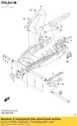 Here you can order the shaft,rr swgarm from Suzuki, with part number 6121131E00: