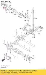 lente, versnelling shi van Suzuki, met onderdeel nummer 2551801H00, bestel je hier online: