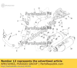 Tutaj możesz zamówić zepsuta podk? Adka spr?? Ysta od Piaggio Group , z numerem części AP8150483: