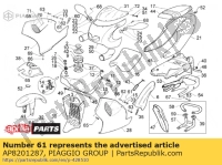 AP8201287, Aprilia, coppiglia, Nuovo