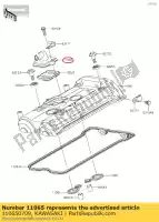 110650709, Kawasaki, dop er650ecf kawasaki  er-6f er-6n kle vulcan 650 2012 2013 2014 2015 2016 2017 2018 2019 2020, Nieuw