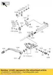 Aquí puede pedir trinquete kx250t7f de Kawasaki , con el número de pieza 131650017: