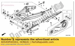 Aqui você pode pedir o corrente, unidade (rk525krw-120ljfz) (link padrão 118l) em Honda , com o número da peça 40540MJED02: