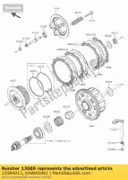 13089013, Kawasaki, plaque-embrayage acier z250-g2 kawasaki estrella kx z zx 125 250 600 750 800 1994 1995 1996 1997 1998 1999 2000 2001 2002 2003 2004 2005 2006 2007 2008 2011 2012 2013 2014 2015 2016, Nouveau