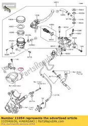 Ici, vous pouvez commander le support, réservoir, f zx140 auprès de Kawasaki , avec le numéro de pièce 110540636: