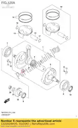 Qui puoi ordinare albero motore comp da Suzuki , con numero parte 1222028H20: