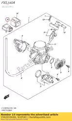 sensor, luchtdruk van Suzuki, met onderdeel nummer 1562010G00, bestel je hier online: