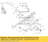 2B002130, Piaggio Group, anklms bremsen moto-guzzi mgs v zgukwa00 zgukwa00, zgukwc00 zgukwb00 zgukwp01 zgukwu00 zgukwua0 zgukya00 zgukya00, zgukye00 zgukyb00 zgukyua0 zgukyub0 zguldb00 zguldp00 zguldp00, zguldcb0 zguldub0 750 850 1100 1200 1999 2001 2002 2003 2004 2017 2018 2019 2020 2021 2022, Nuovo