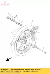 Here you can order the cover, hub dust from Yamaha, with part number 4GUF51180000: