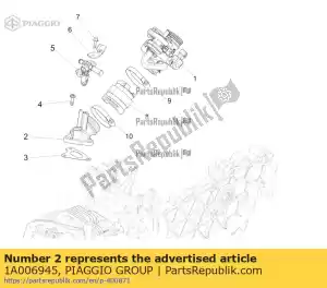 Piaggio Group 1A006945 ansaugstutzen - Lado inferior