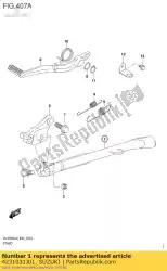 Ici, vous pouvez commander le stand comp, prop auprès de Suzuki , avec le numéro de pièce 4231031J01: