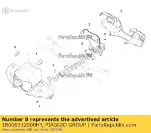 Piaggio Group 1B006332000HY lewy korek - Dół