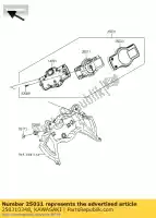 250310348, Kawasaki, medidor-assy, ??tacho e lcd kle650daf kawasaki kle klz 650 1000 2010 2011 2012 2013 2014, Novo