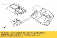 06115MCJJ00, Honda, pakkingset b (onderdelen) honda cbr 900 2000 2001 2002 2003, Nieuw