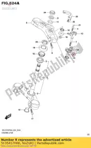 suzuki 5135417H00 washer - Bottom side