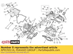 Here you can order the bush from Piaggio Group, with part number AP9150114: