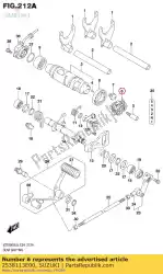 Here you can order the plate,gear shif from Suzuki, with part number 2538113E00: