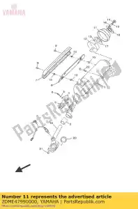 yamaha 2DME47990000 pet - Onderkant