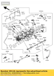 kawasaki 491160704 valve-assy, ??isc zx1000jbf - La partie au fond