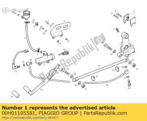 Piaggio Group 00h01105581 zacisk hamulcowy - Zwykły widok