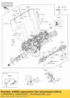 140920952, Kawasaki, tampa, acelerador, lh zr800ads kawasaki z 800 2013 2014 2015 2016, Novo