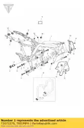 Qui puoi ordinare montaggio telaio canada da Triumph , con numero parte T2073276: