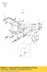 triumph T2073276 montaggio telaio canada - Il fondo