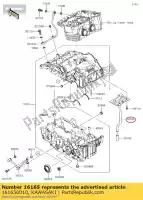 161650010, Kawasaki, separador kawasaki ninja ex krt edition b z  a 300 abs z300 ex300 se 300se , Novo