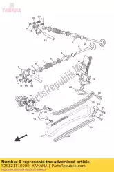 Tutaj możesz zamówić rami?, d? Wignia zaworowa od Yamaha , z numerem części 52SE21510000: