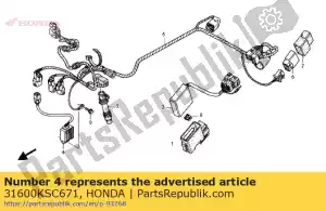 Honda 31600KSC671 prostownik, regulator - Dół