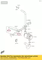 92171Y017, Kawasaki, klem kvf300ccf kawasaki  brute force j kvf 50 90 125 300 2012 2013 2015 2016 2017 2018 2019 2020 2021, Nieuw