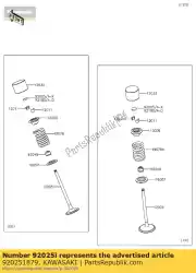 Qui puoi ordinare spessore, t = 2,45 zx1000-b1 da Kawasaki , con numero parte 920251879: