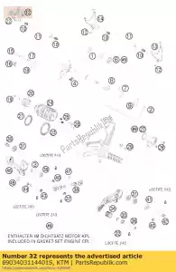 ktm 6903403114401S shifting lever cpl. 09 - Bottom side