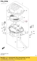 1378808J00, Suzuki, filtro, respirador suzuki  gsr 750 2011 2012 2014 2015 2016 2017 2018 2019, Novo