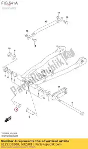 Suzuki 6125138300 distanziatore, r - Il fondo