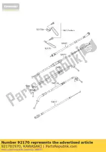 kawasaki 921701970 zacisk, kabel vn800-c1 - Dół